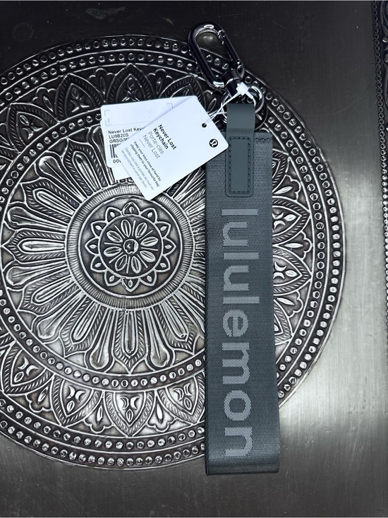 lululemon athletica Accessories - lululemon athletica Gray Branded Key Strap with Clip